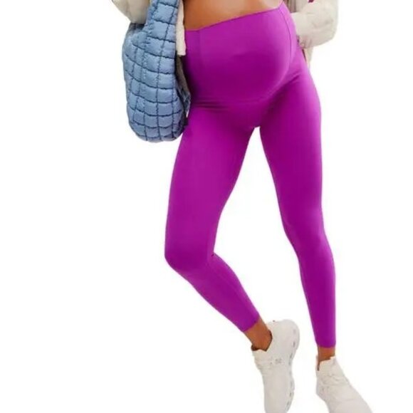 Free People x HATCH Never Better Leggings NWT S– Pink , High-Rise - Picture 1 of 6